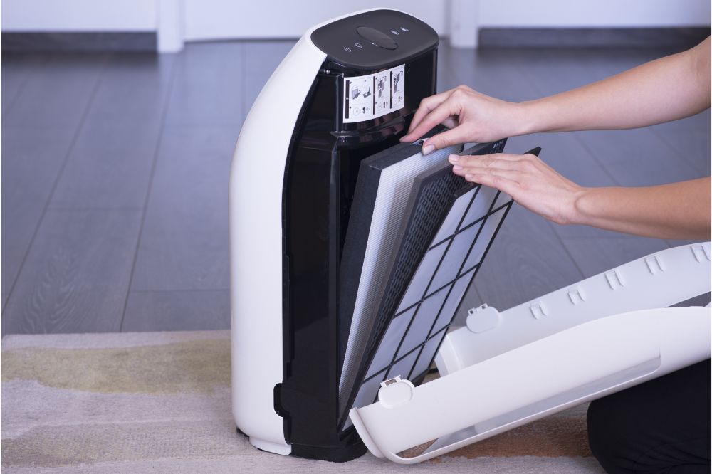 What To Look For In An Air Purifier 2 Replacing air purifier dust and particle filter